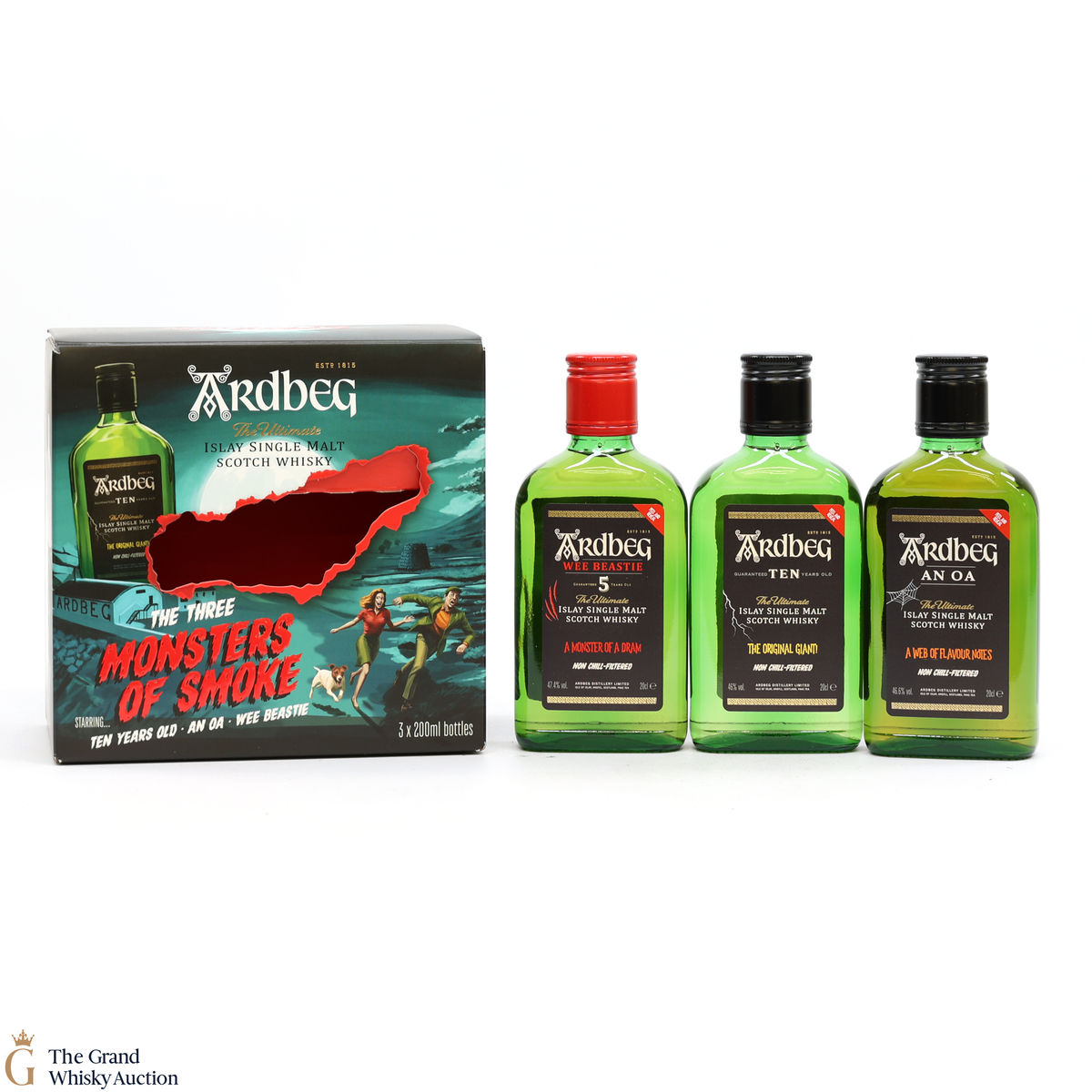 Ardbeg - The Three Monsters Of Smoke 3 x 20cl