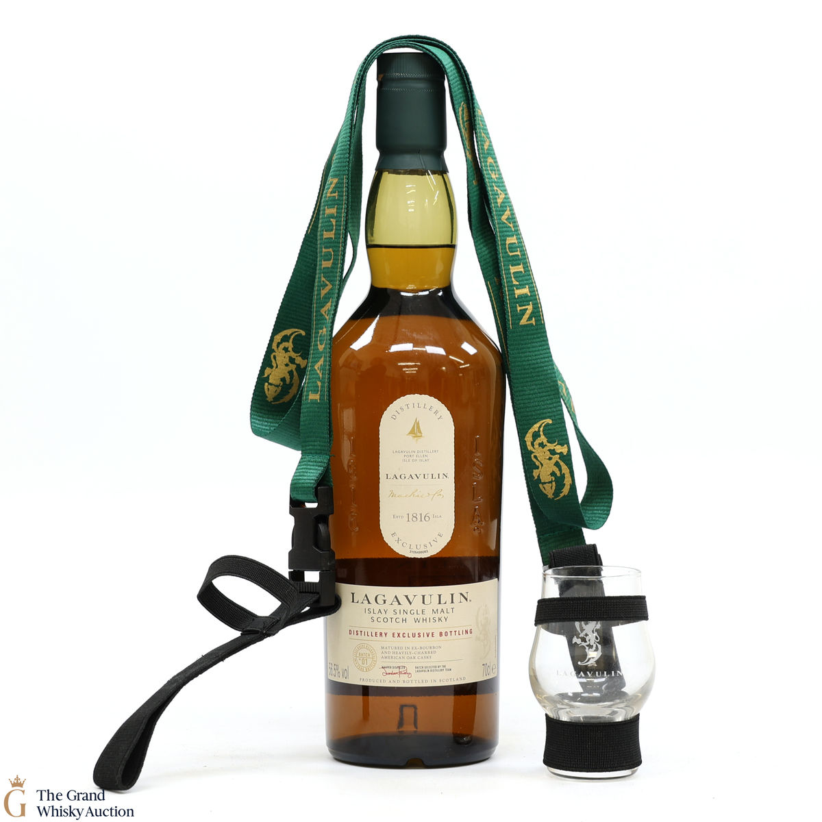 Lagavulin - Heavily Charred & Ex-Bourbon Distillery Exclusive Batch #1 2023 & Tasting Glass