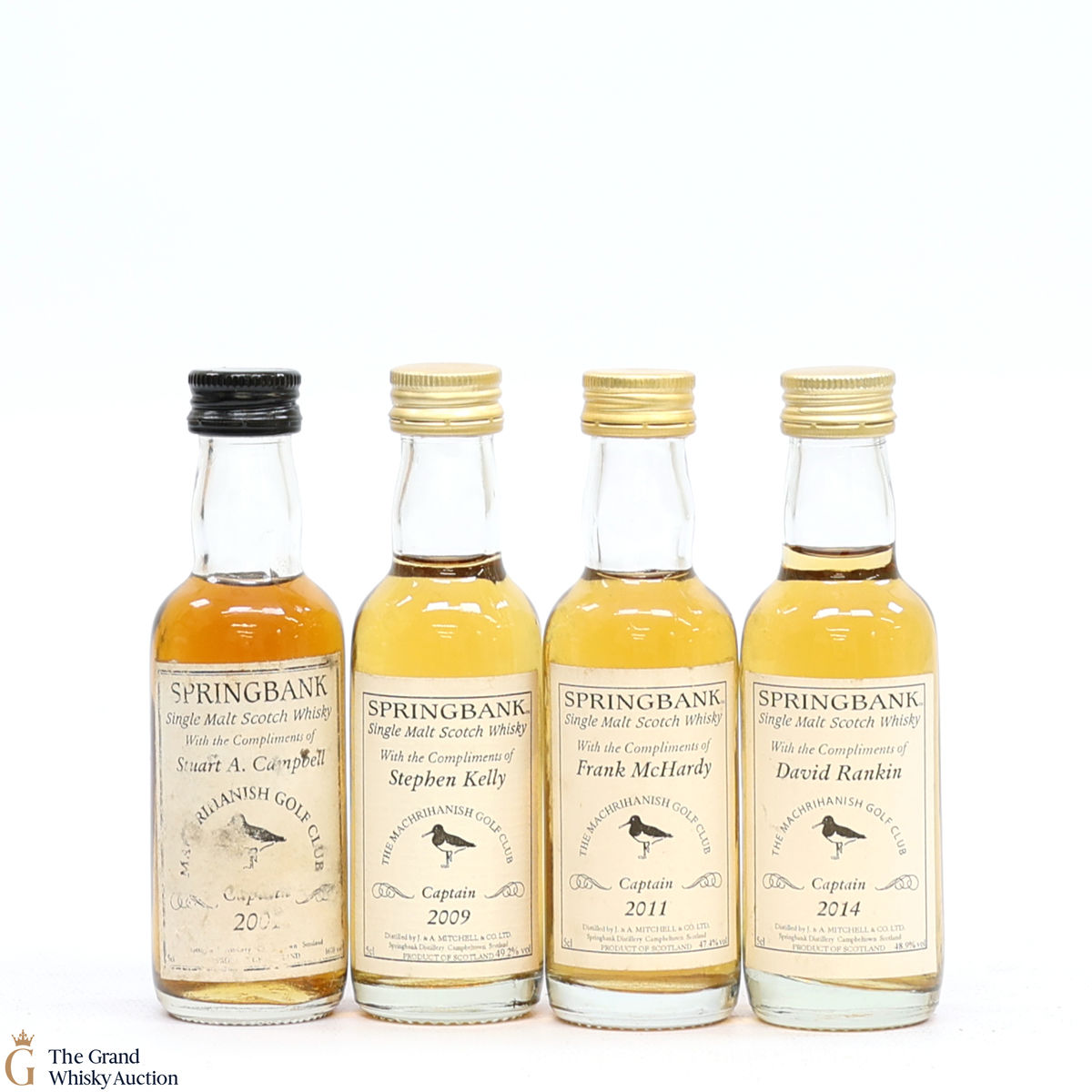 Springbank - Machrihanish Golf Club Miniatures (4 x 5cl)