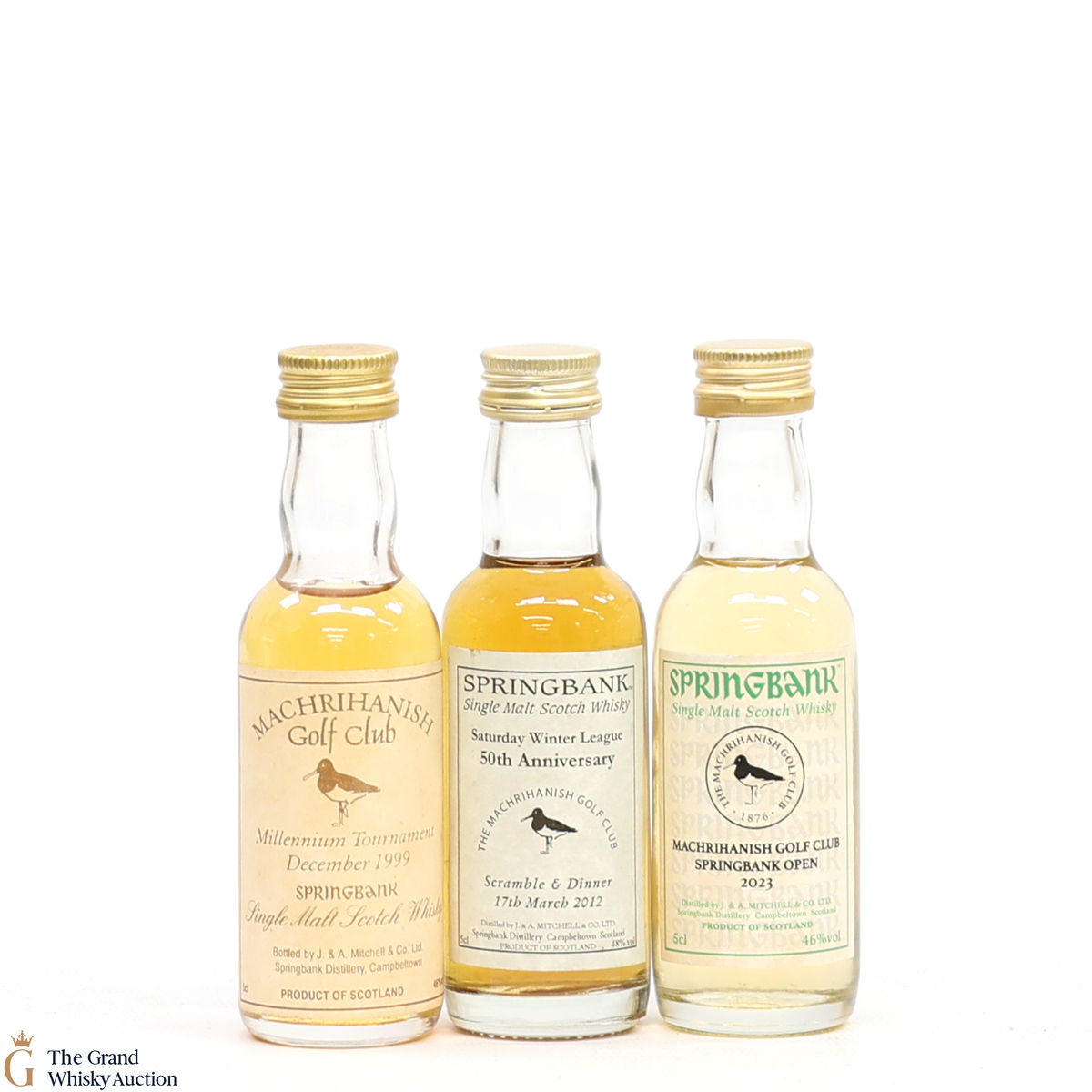 Springbank - Machrihanish Golf Club Miniatures (3 x 5cl)