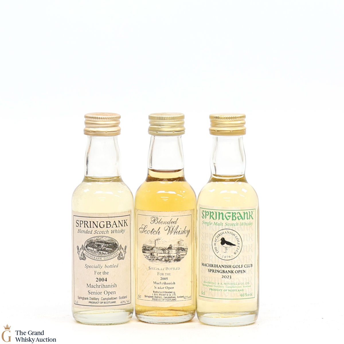 Springbank - Machrihanish Golf Club Miniatures (3 x 5cl)