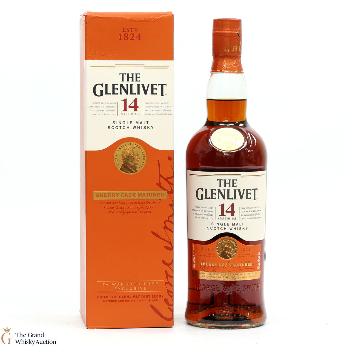 Glenlivet - 14 Year Old - Sherry Cask Matured - Taiwan Duty Free Exclusive