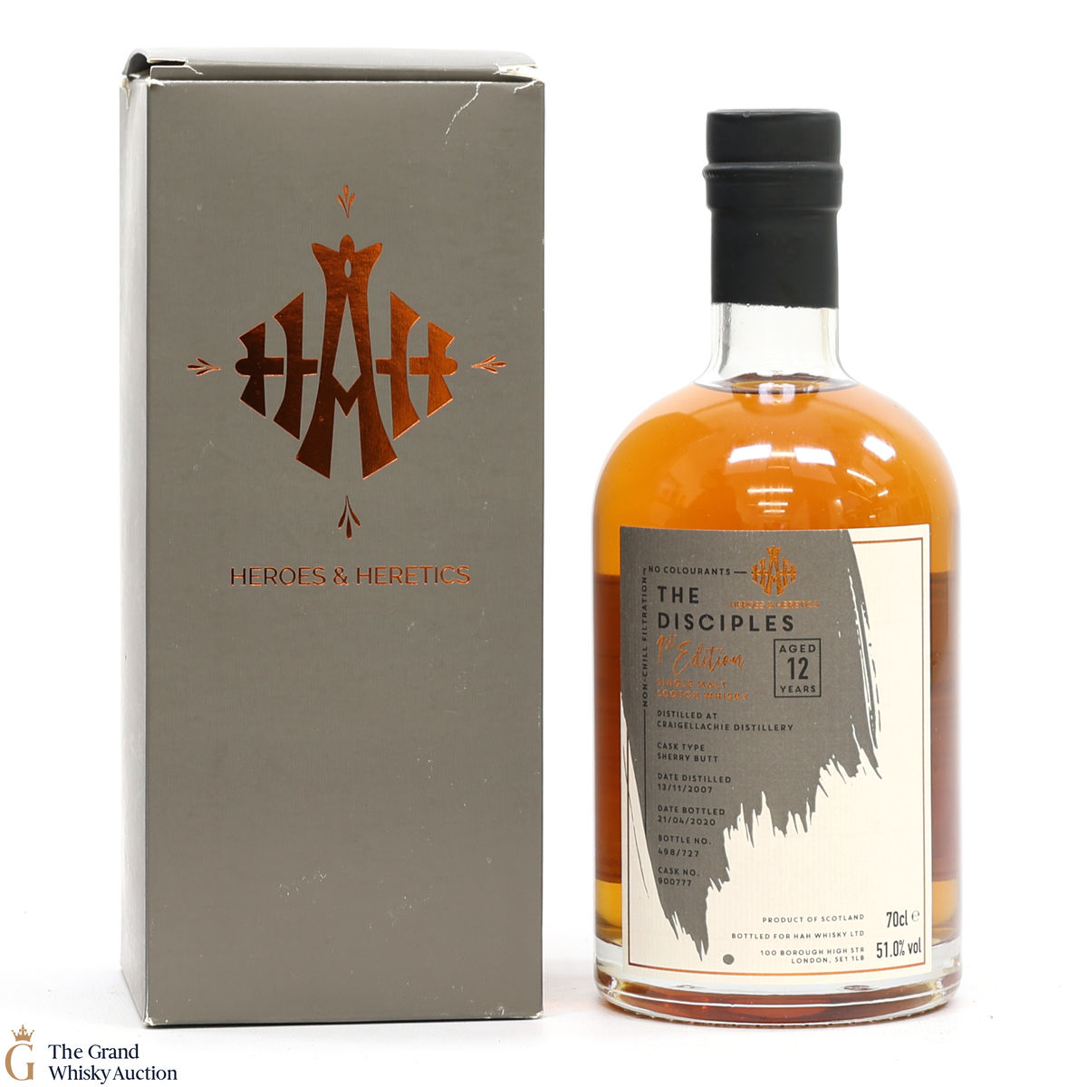 Craigellachie - 12 Year Old - The Disciples 1st Edition - Heroes & Heretics