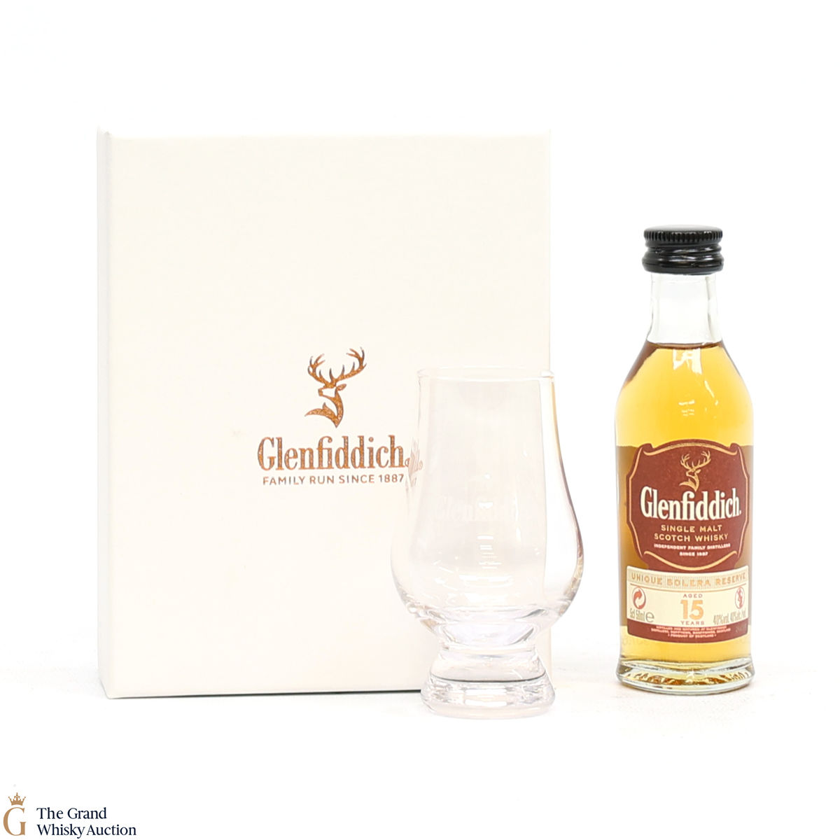 Glenfiddich - 15 Year Old - Unique Solera Reserve & Glass (5cl)
