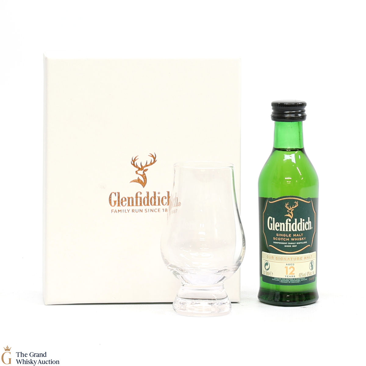 Glenfiddich - 12 Year Old - Signature Malt & Glass (5cl)