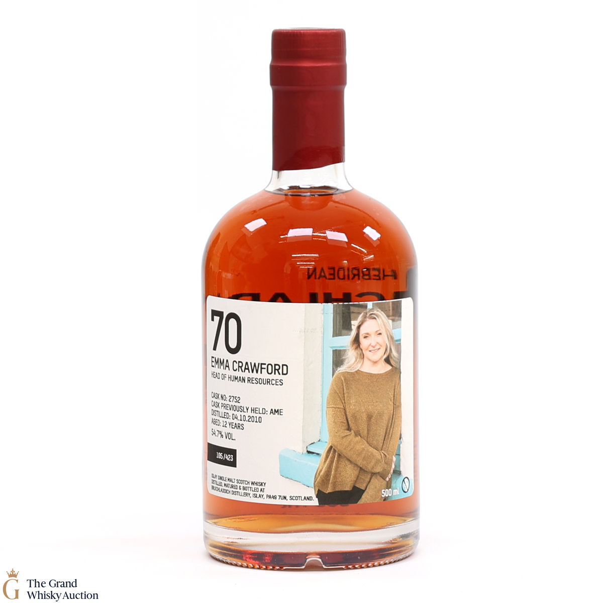 Bruichladdich - 12 Year Old - Valinch 70 - Emma Crawford #2752 (50cl)
