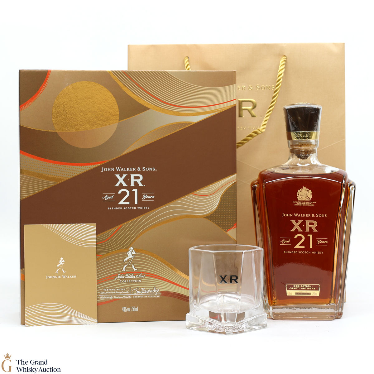 Johnnie Walker - 21 Year Old - XR (75cl & Glass)