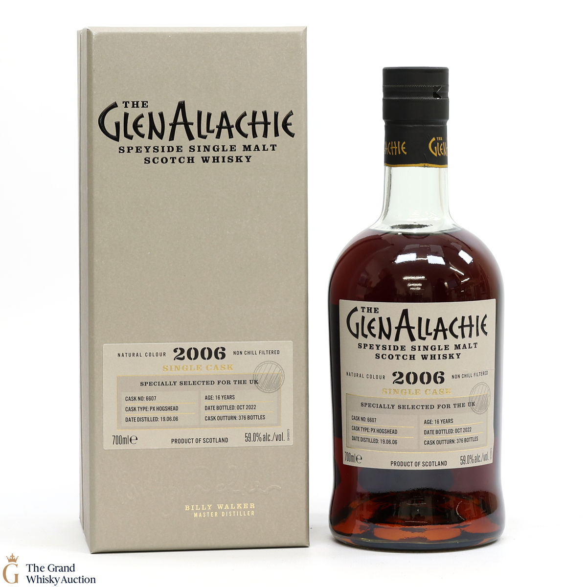 Glenallachie - 16 Year Old #6607 Single PX Hogshead UK Exclusive