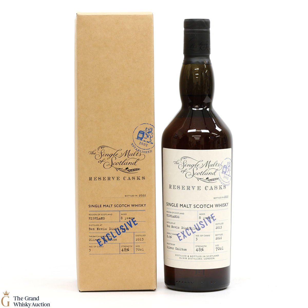 Ben Nevis - 8 Year Old 2013 - Single Malts of Scotland Reserve Casks - Kirsch Import