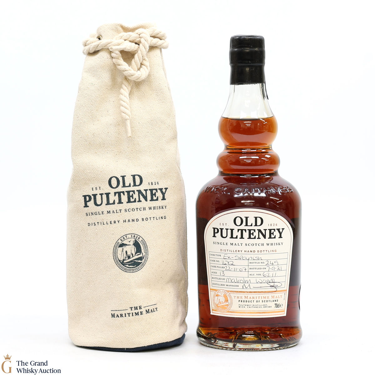 Old Pulteney - 13 Year Old 2007 Distillery Hand Fill #1472