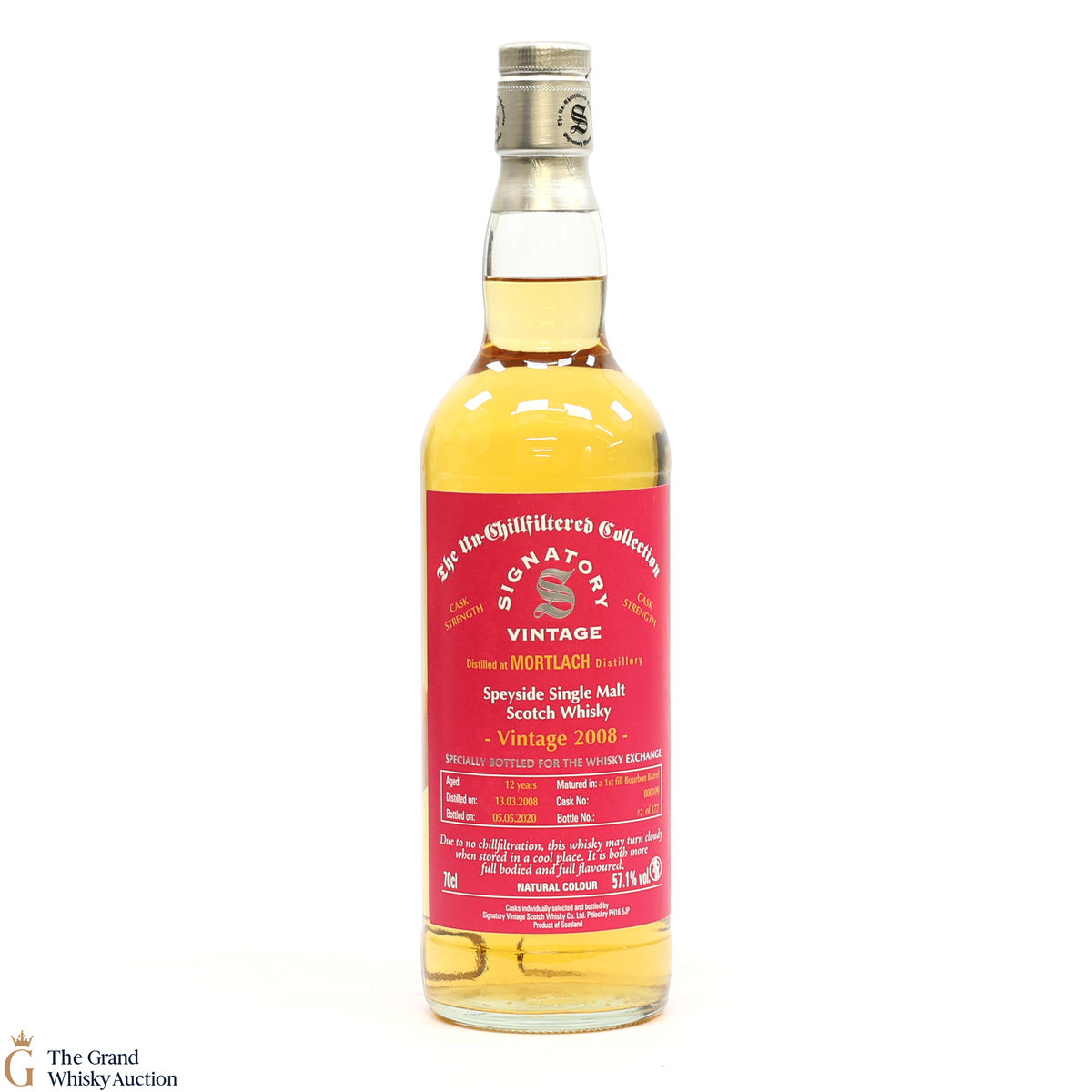 Mortlach - 12 Year Old 2008 - #800109 - Signatory Vintage