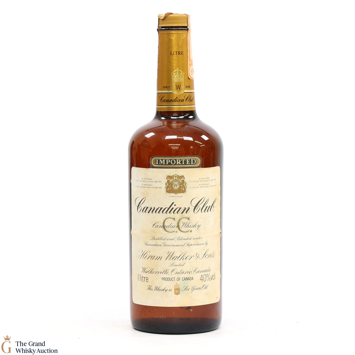 Canadian Club - 6 Year Old Import 1980s (1L)
