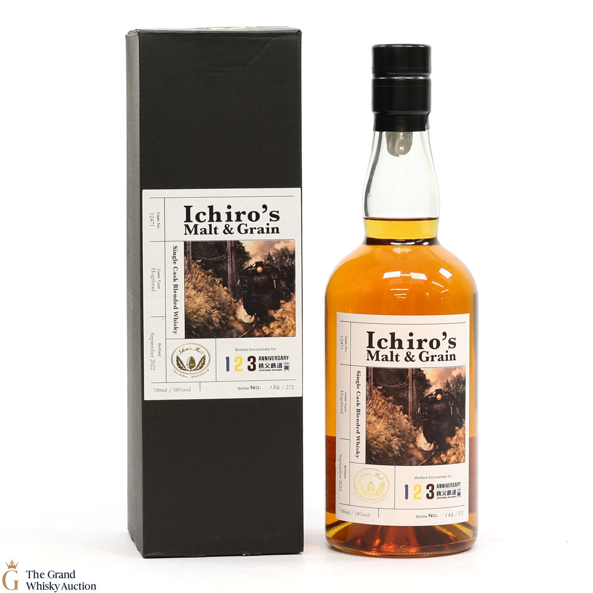 Ichiro's Malt & Grain - Single Cask #12471 - 123 Anniversary Chichibu Railway