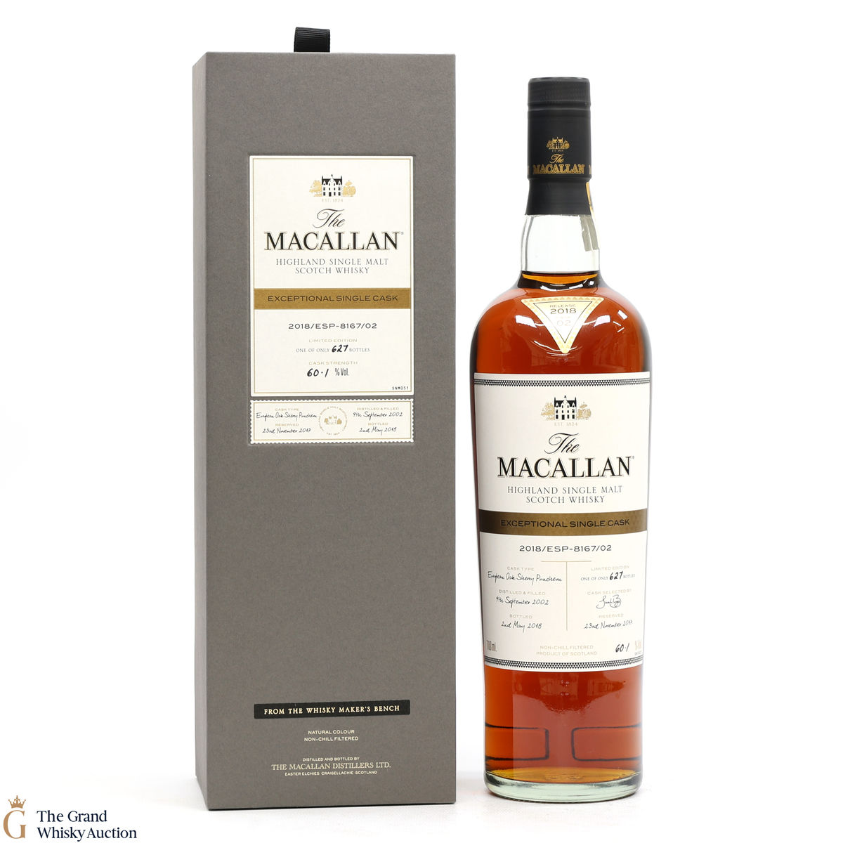Macallan - 2002 Exceptional Cask #8167-02 / 2018 Release