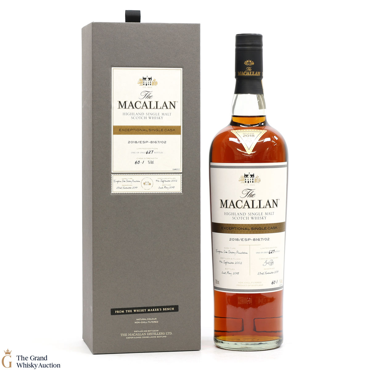Macallan - 2002 Exceptional Cask #8167-02 / 2018 Release