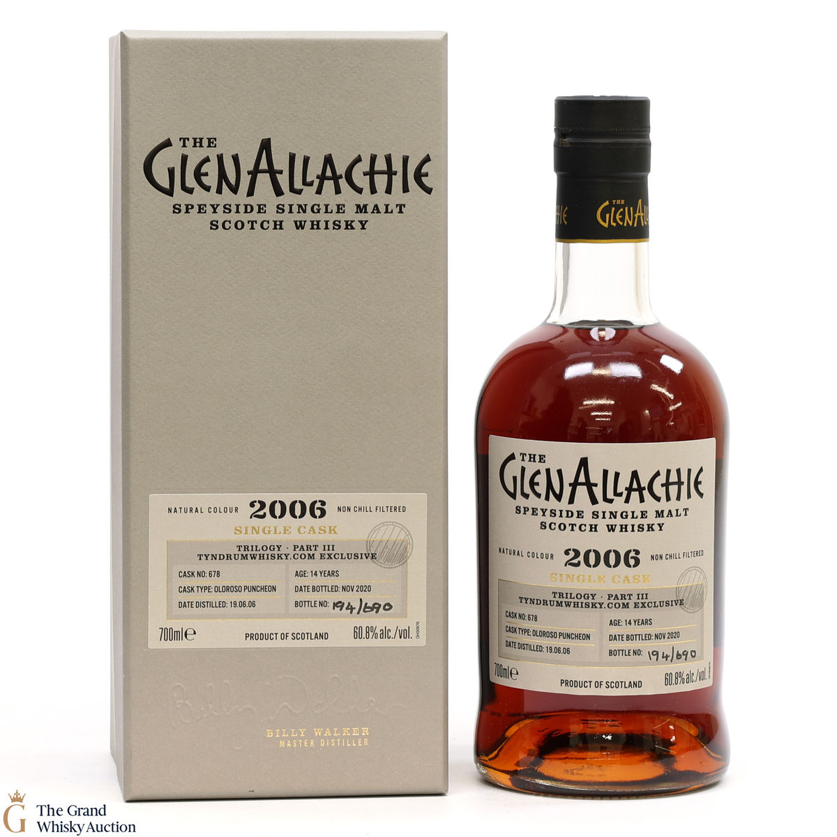 Glenallachie - 14 Year Old 2006 - Single Cask #678 - Tyndrum Whisky Trilogy Part III