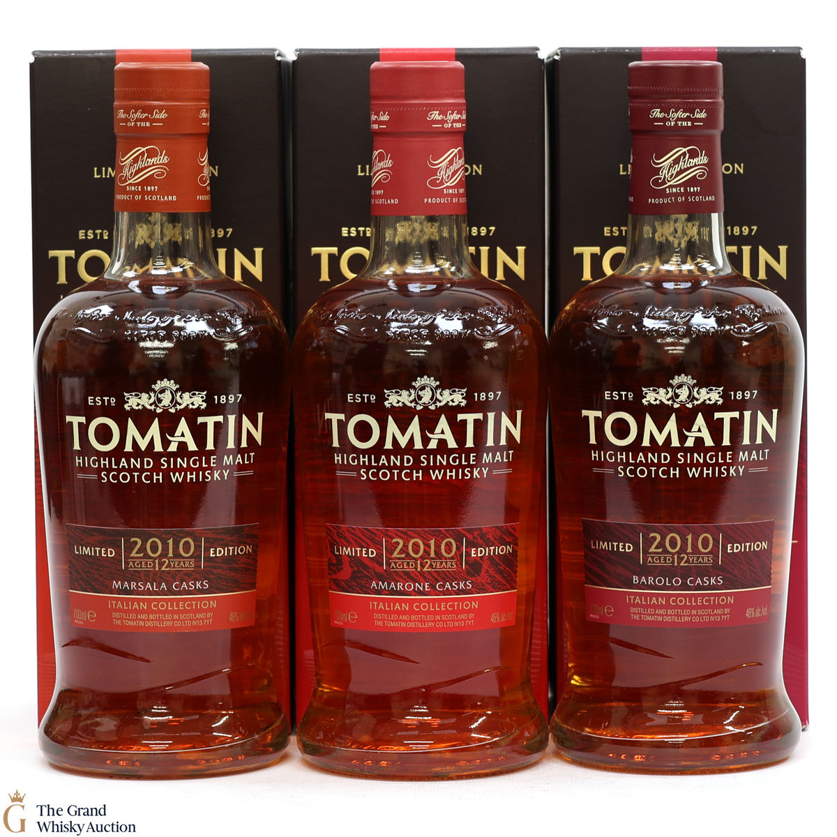 Tomatin - Italian Collection - Marsala, Amarone & Barolo (3x70cl)
