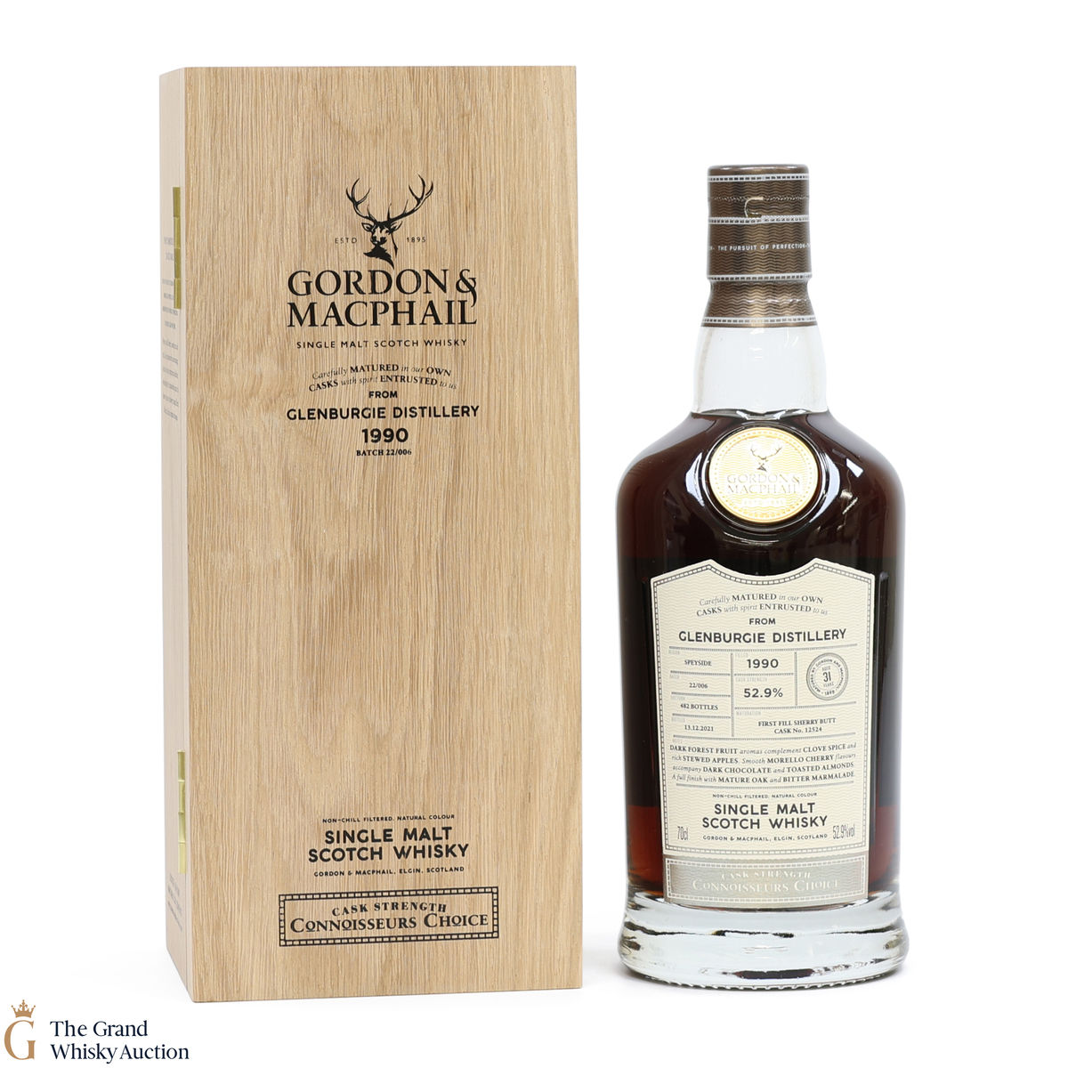 Glenburgie - 31 Year Old 1990 Batch #22/006 - Gordon & MacPhail Connoisseurs Choice
