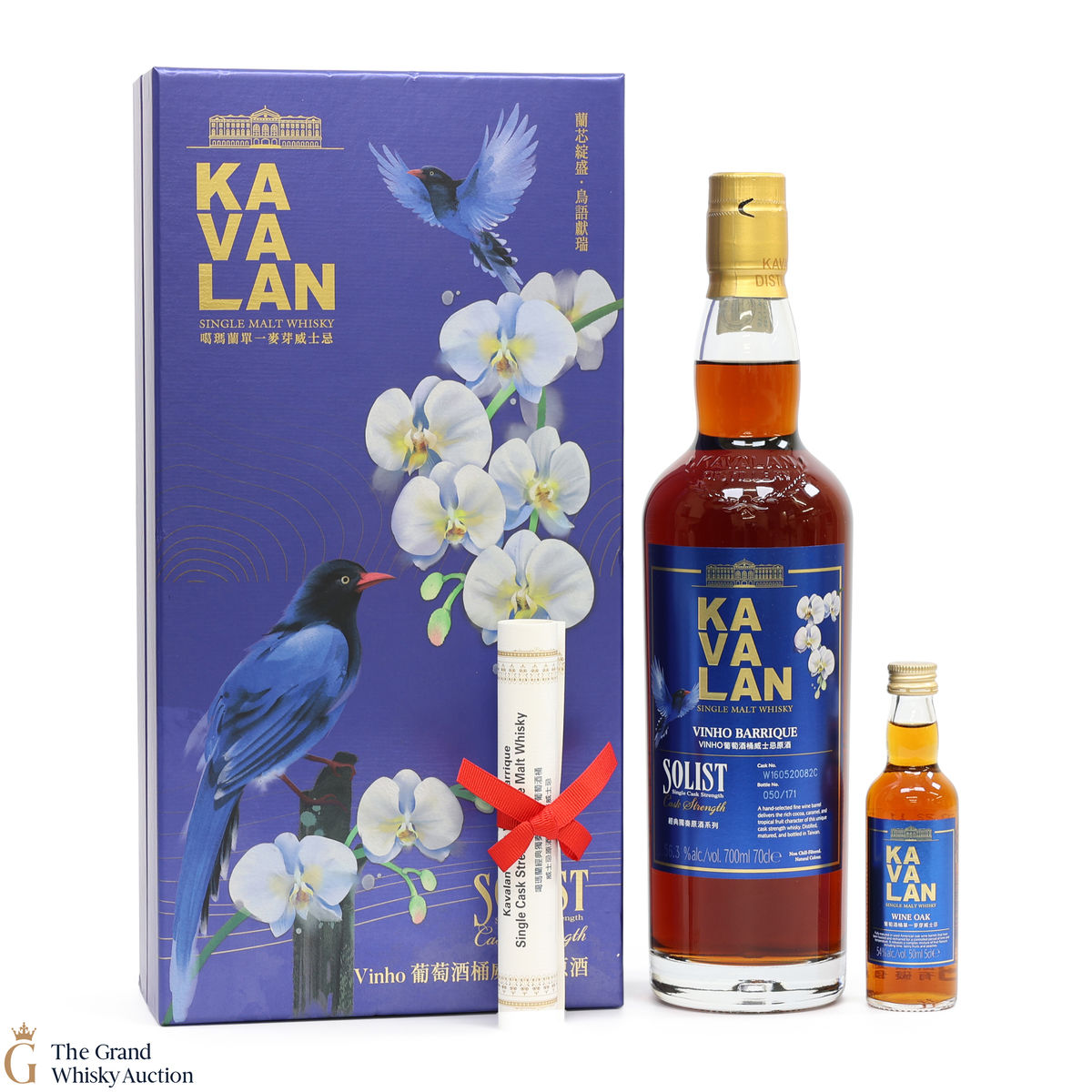 Kavalan - Solist - Vinho Barrique - Cask Strength (70cl - 56.3% & 5cl - 54%)