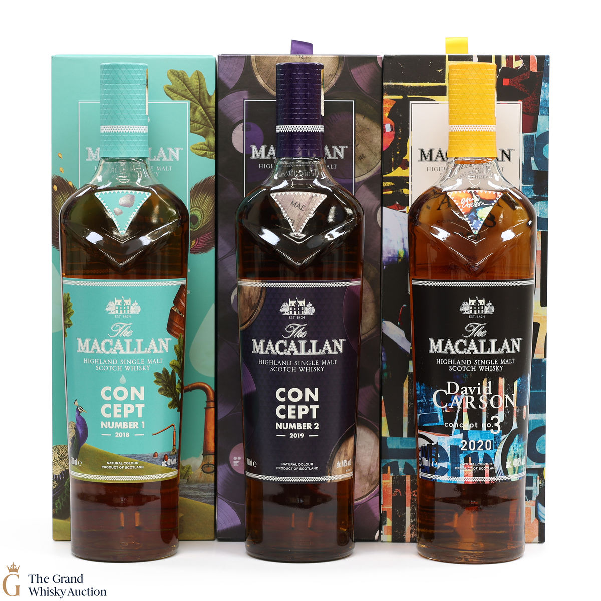 Macallan - Concept No.1, No.2 + No.3 (3 x 70cl)