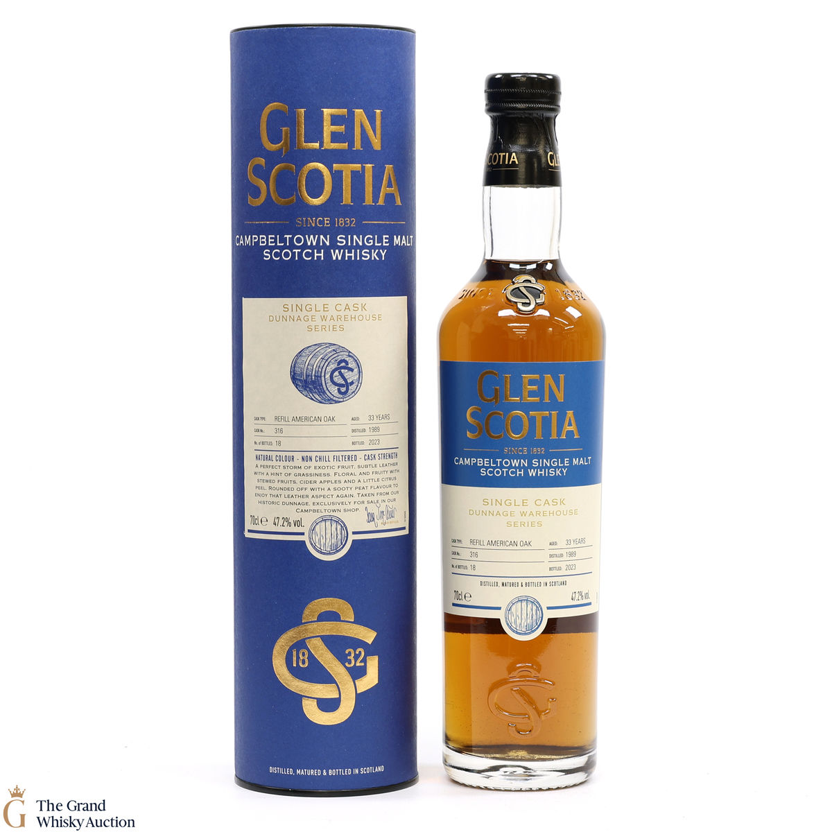Glen Scotia - 33 Year Old 1989 #316 - Dunnage Warehouse Series