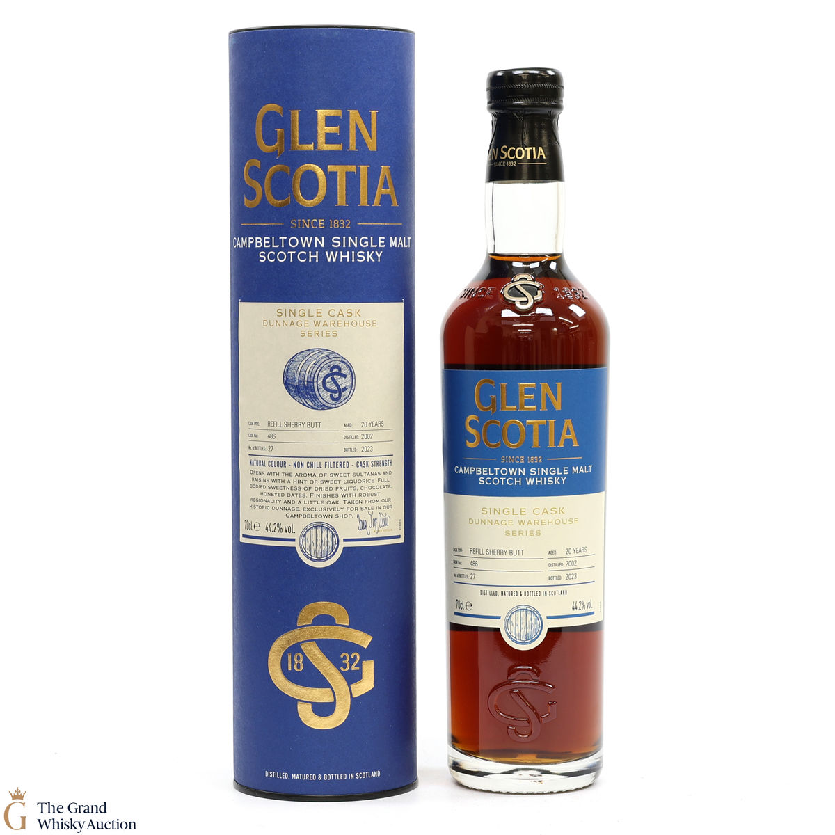 Glen Scotia - 20 Year Old 2002 #486 - Dunnage Warehouse Series