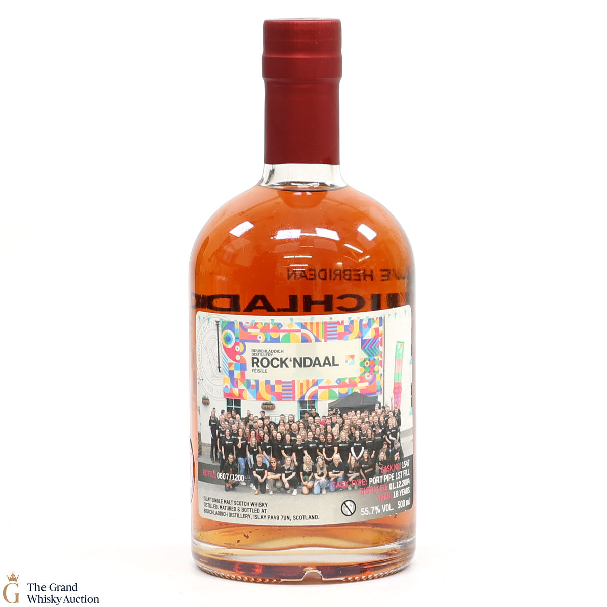 Bruichladdich - 18 Year Old Port Pipe #1547 - Valinch Rock'ndaal Fèis Ìle 2023 (50cl)