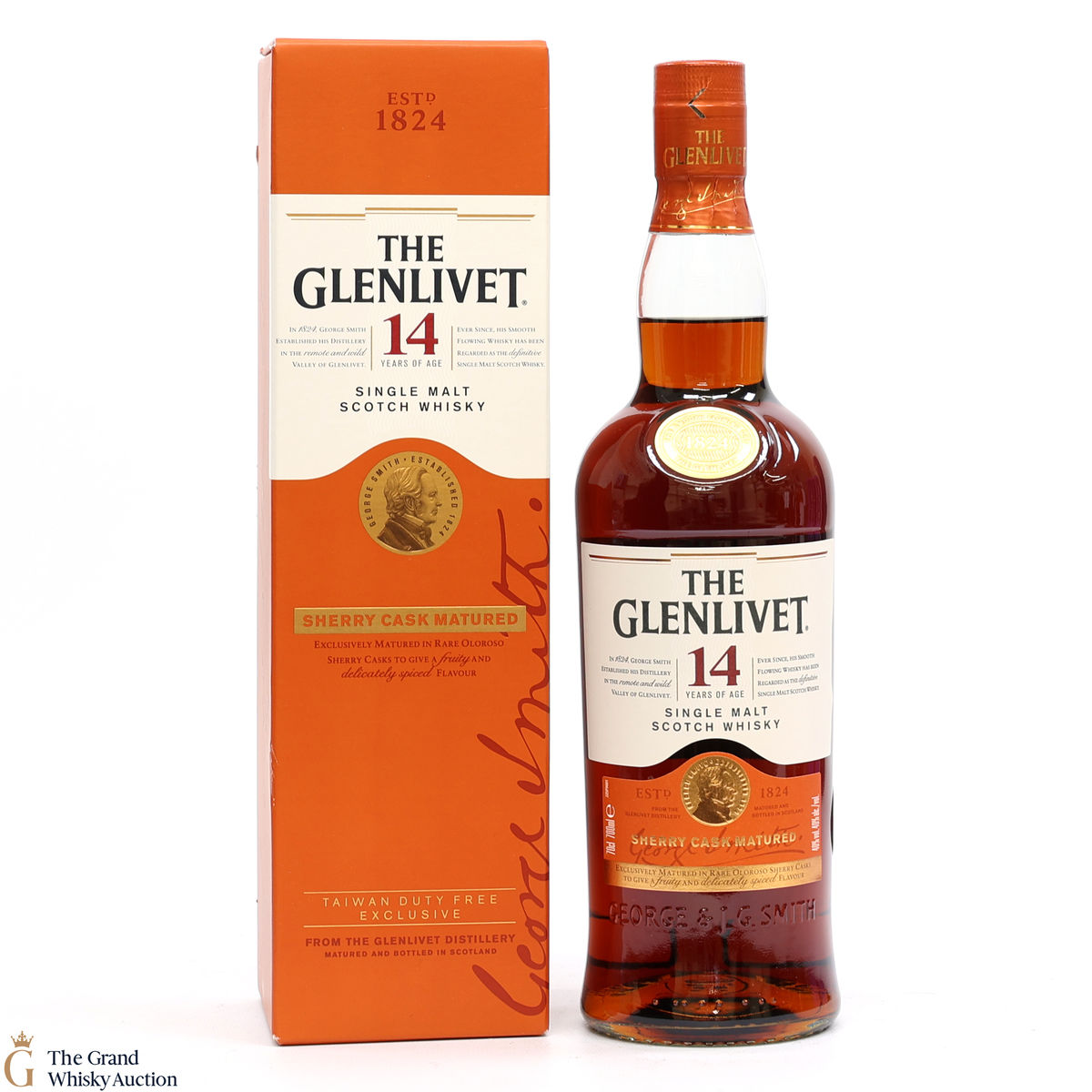 Glenlivet - 14 Year Old - Sherry Cask Matured - Taiwan Duty Free Exclusive
