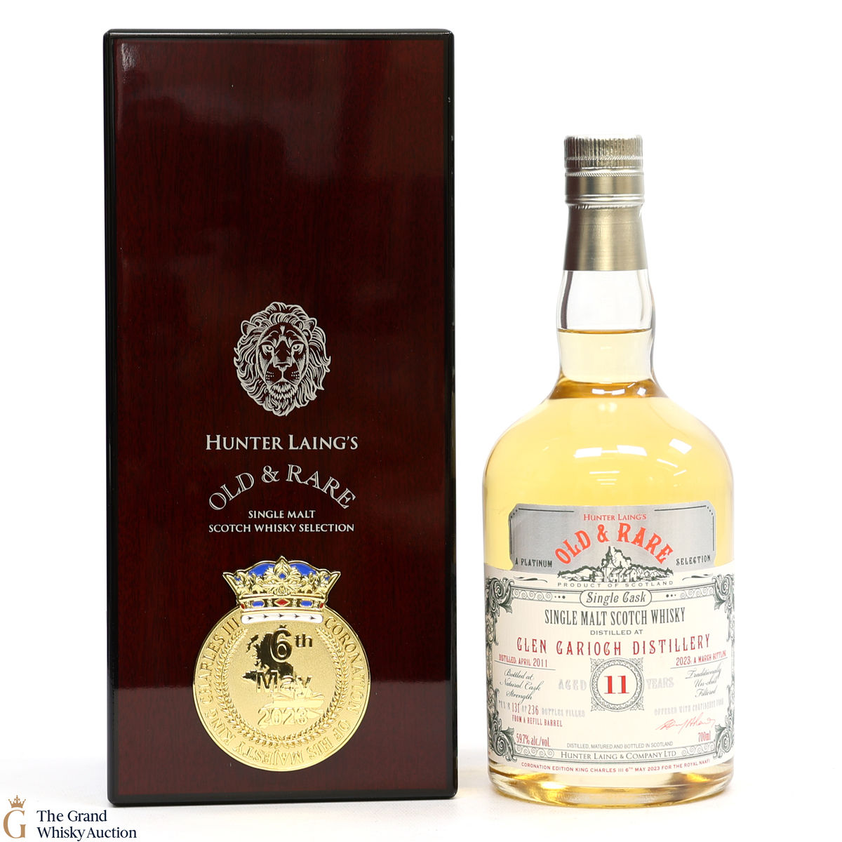 Glen Garioch - 11 Year Old 2011 - Hunter Laing Old & Rare Platinum - Coronation of King Charles III