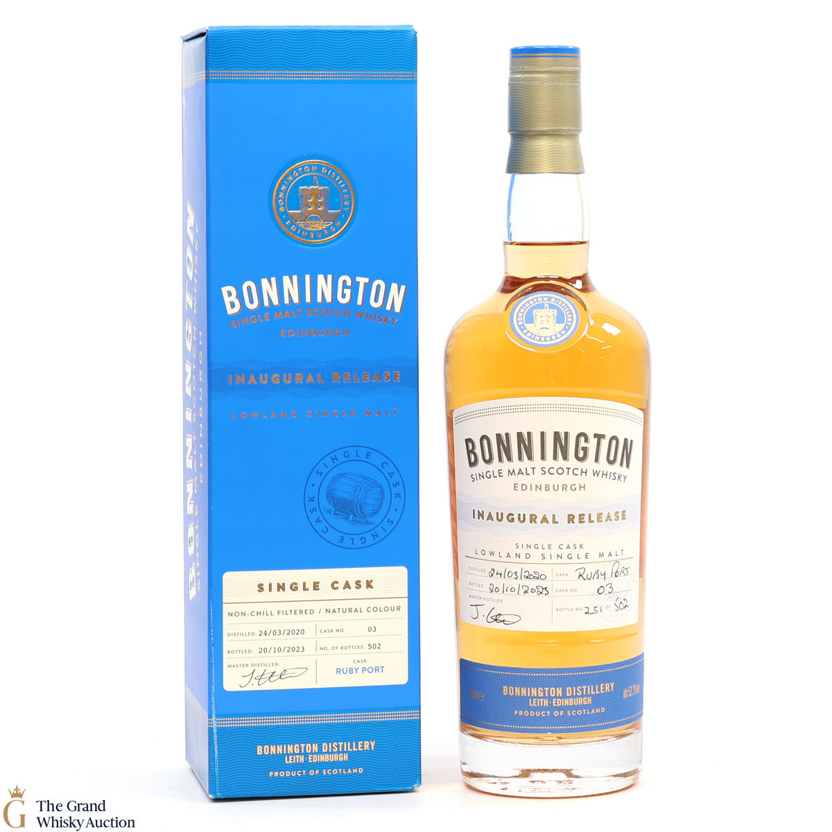 Bonnington - 3 Year Old 2020 - Ruby Port Cask #3 - Inaugural Release