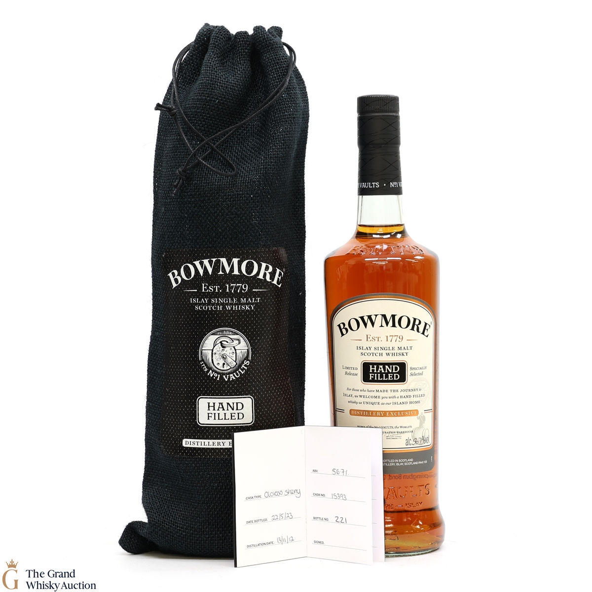 Bowmore - 10 Year Old - 2012 Hand Filled - Cask #15393