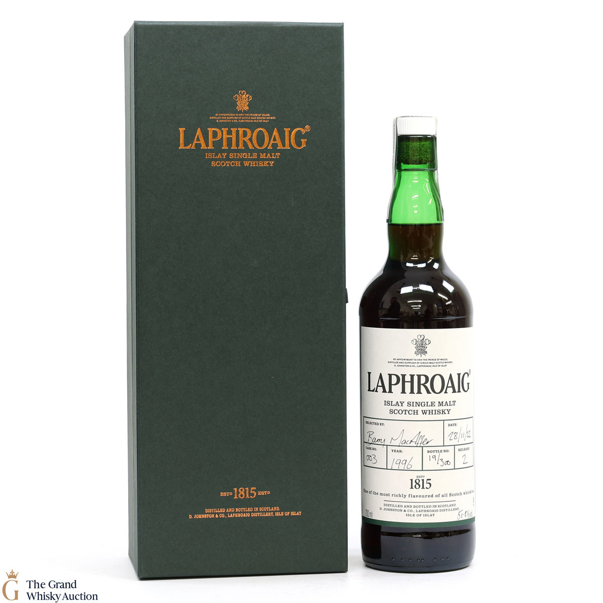 Laphroaig - 1996 Single Cask #003 - Hand Fill Release #2 2022 