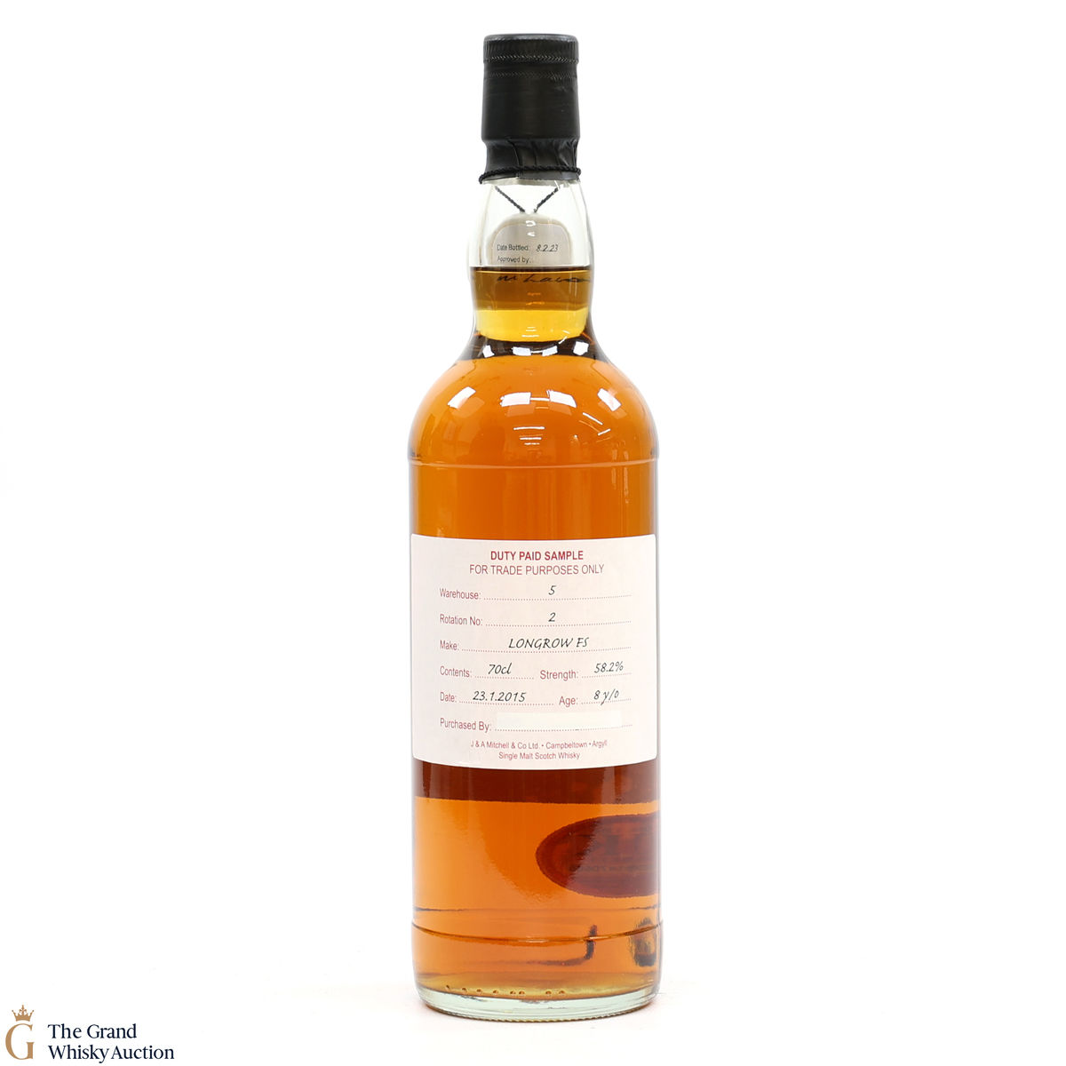 Longrow - 8 Year Old 2015 Fresh Sherry - Duty Paid Sample 58.2%