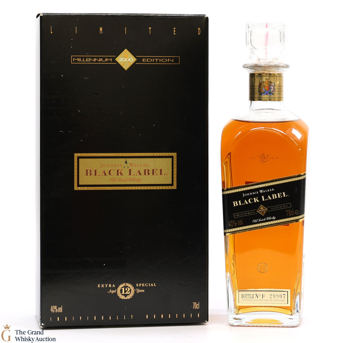 Johnnie Walker - 12 Year Old-  Black Label - Millennium Edition