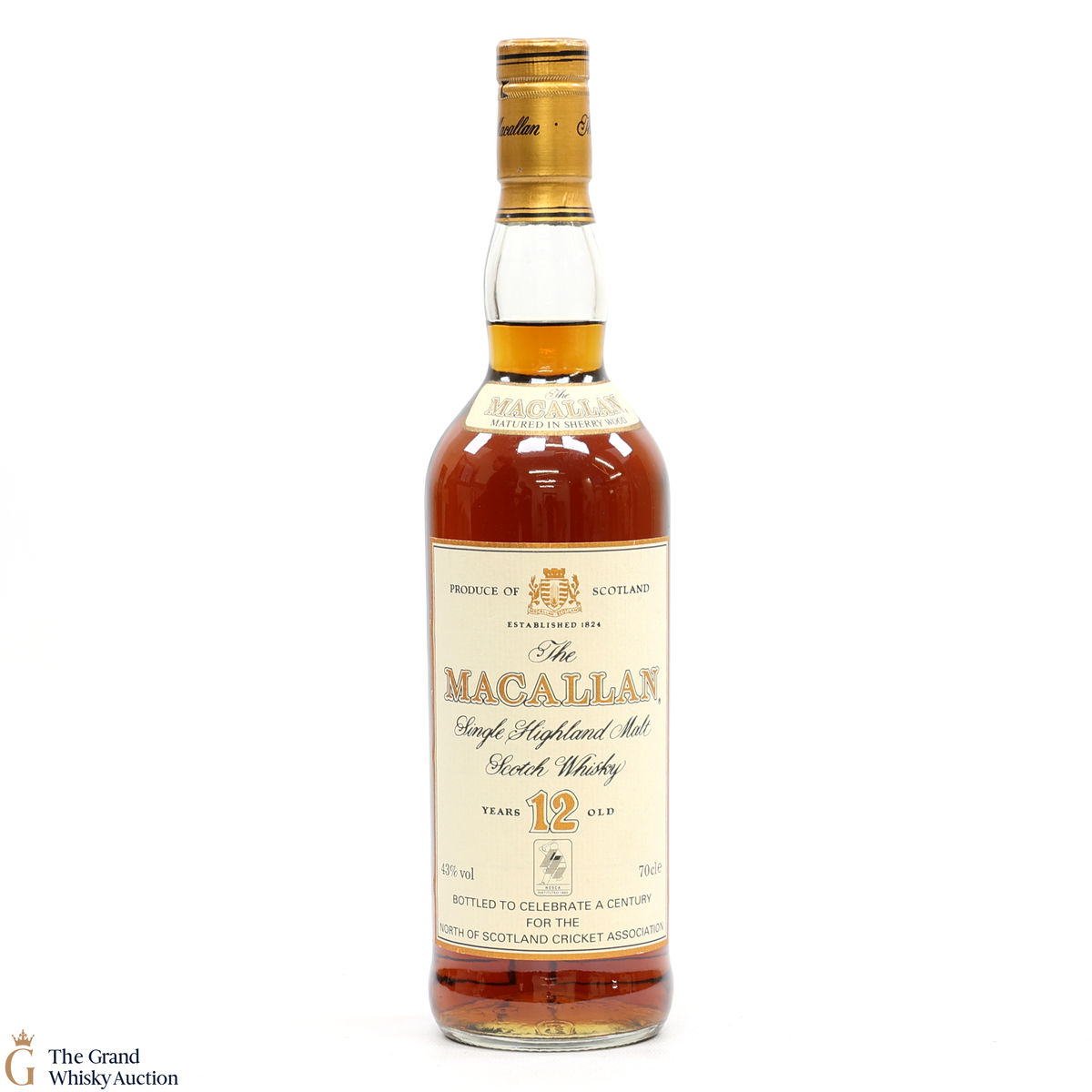 Macallan - 12 Year Old - North of Scotland Cricket Association