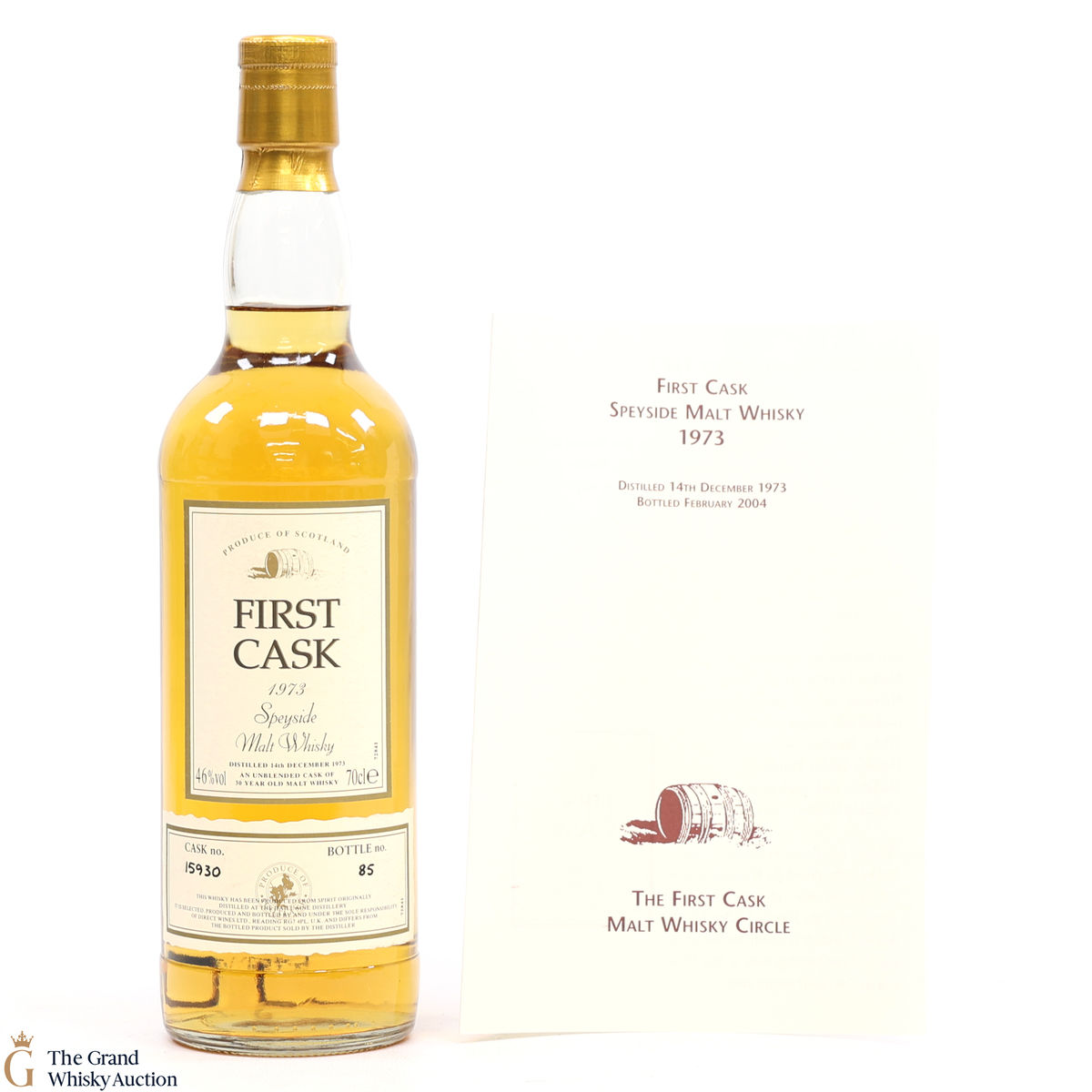 Dailuaine - 30 Year Old 1973 - First Cask #15930