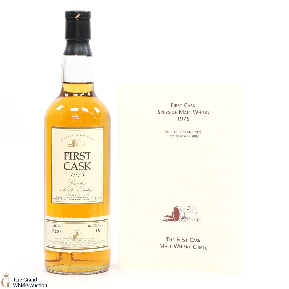 Dailuaine - 27 Year Old 1975 - First Cask #5524