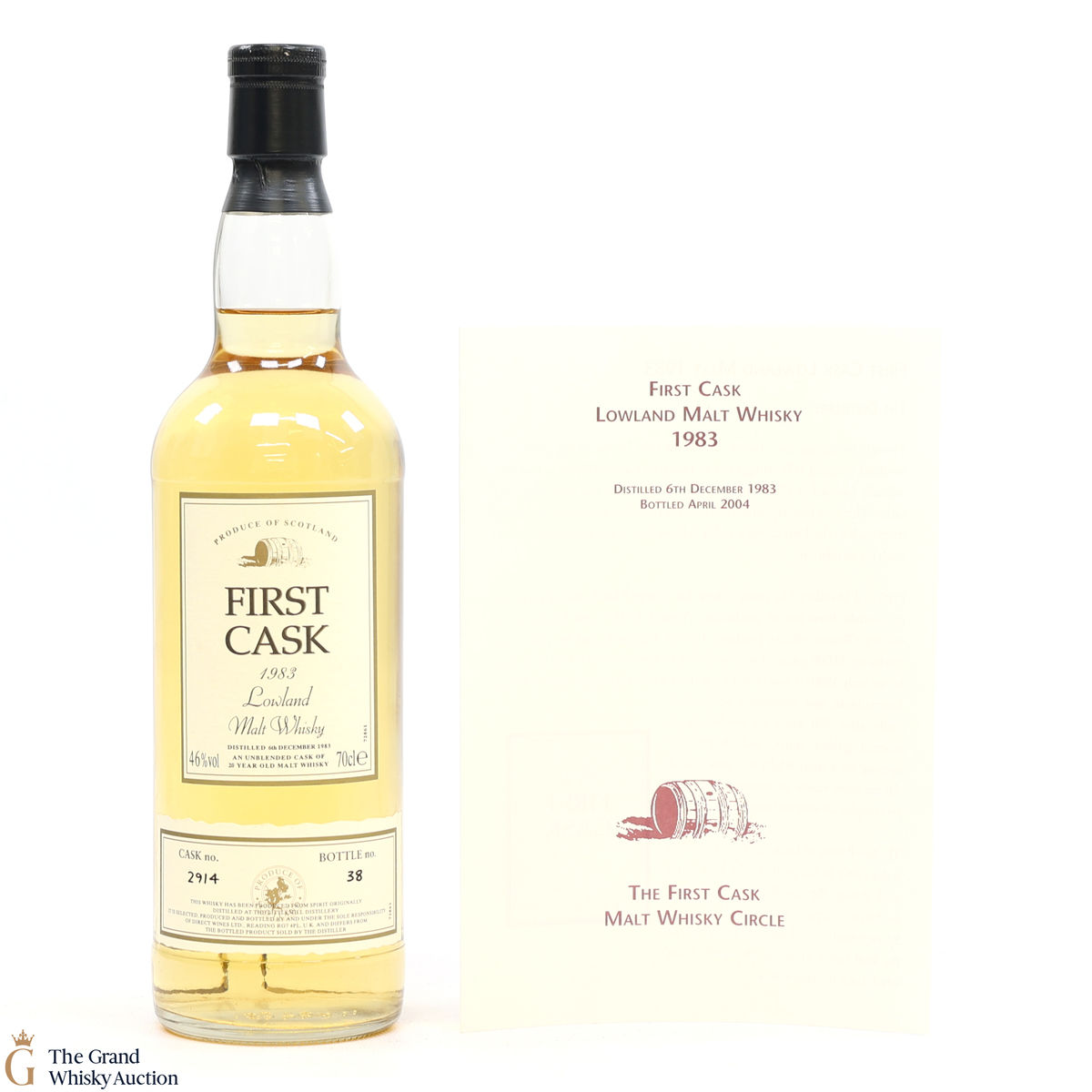 Littlemill - 20 Year Old 1983 First Cask #2914