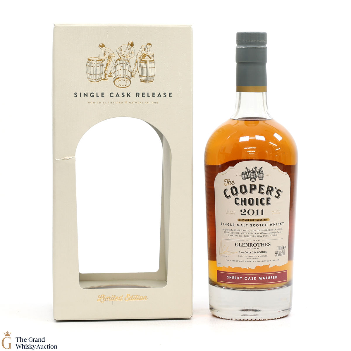 Glenrothes - 9 Year Old  - 2011 #312 Coopers Choice 