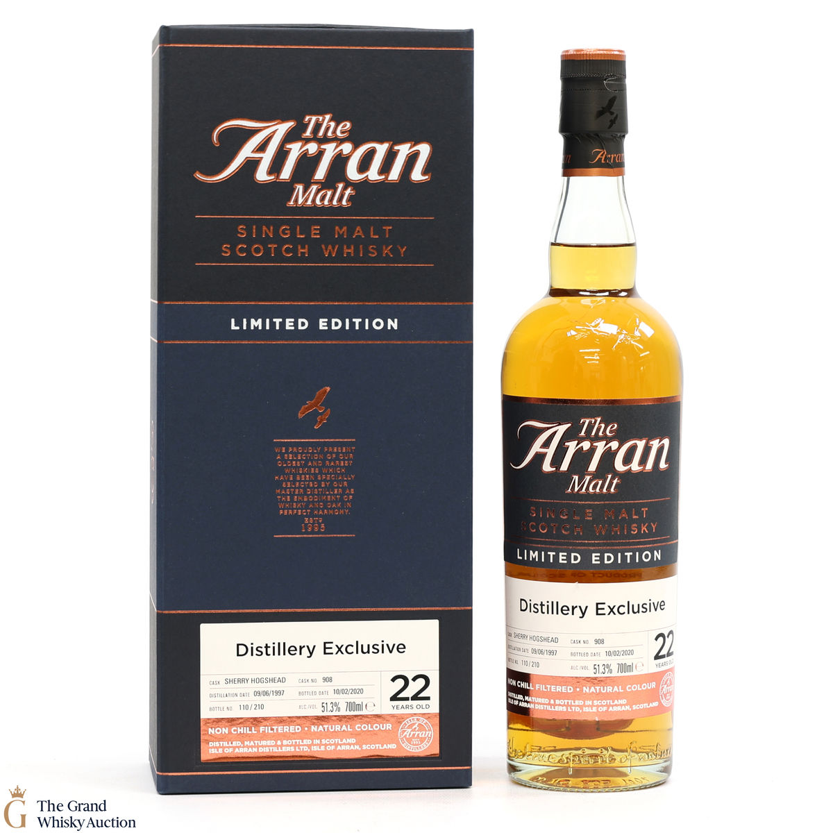 Arran - 22 Year Old 1997 - Single Cask #908 - Distillery Exclusive 