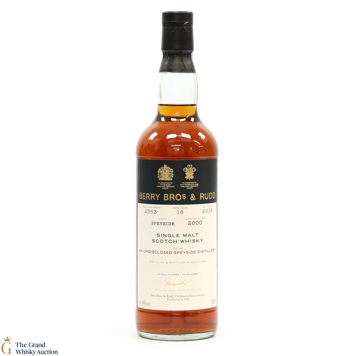 Speyside - 18 Year Old 2000 - Single Cask #2363 - Berry Bros. & Rudd