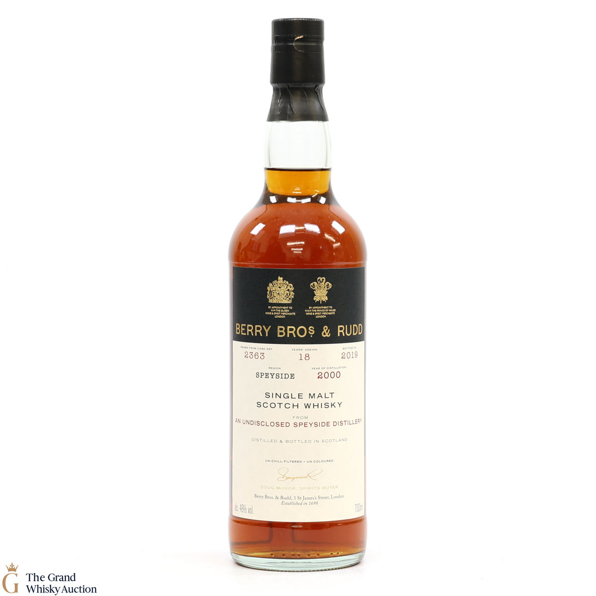 Speyside - 18 Year Old 2000 - Single Cask #2363 - Berry Bros. & Rudd