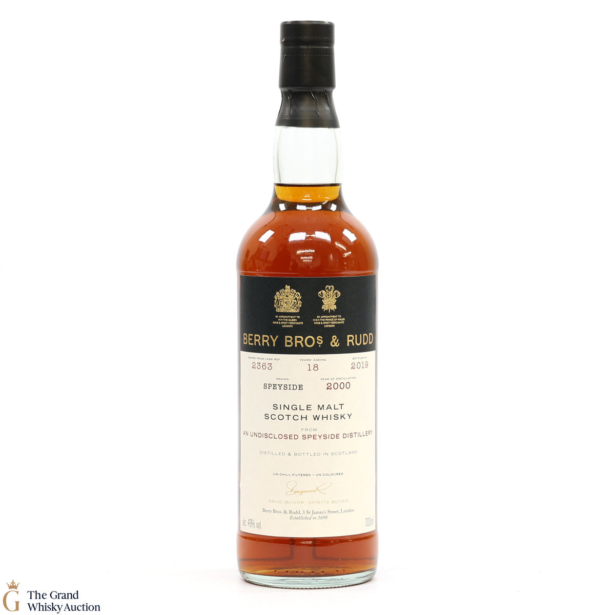 Speyside - 18 Year Old 2000 - Single Cask #2363 - Berry Bros. & Rudd