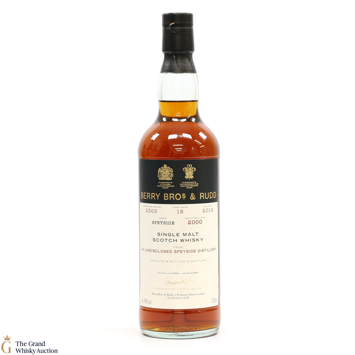 Speyside - 18 Year Old 2000 - Single Cask #2363 - Berry Bros. & Rudd