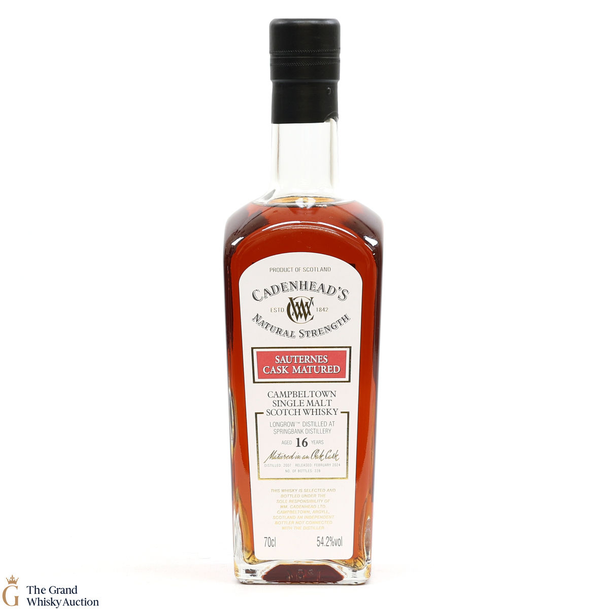 Longrow - 16 Year Old 2007 - Sauterness Cask Matured - Cadenhead's
