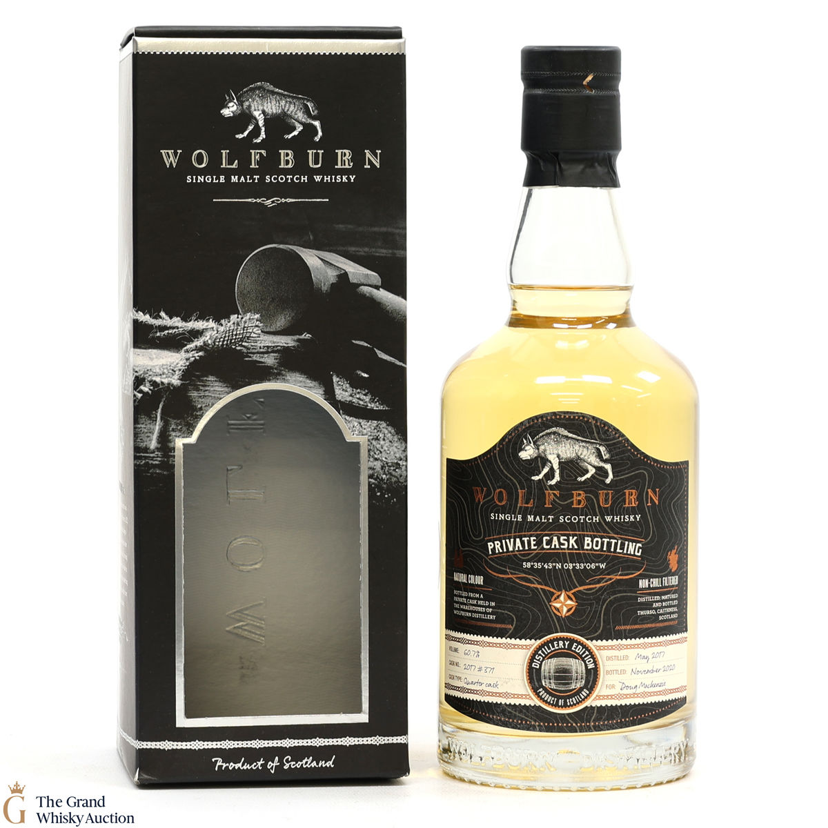 Wolfburn - 2017 Single Quarter Cask #371 - Danny Mackenzie