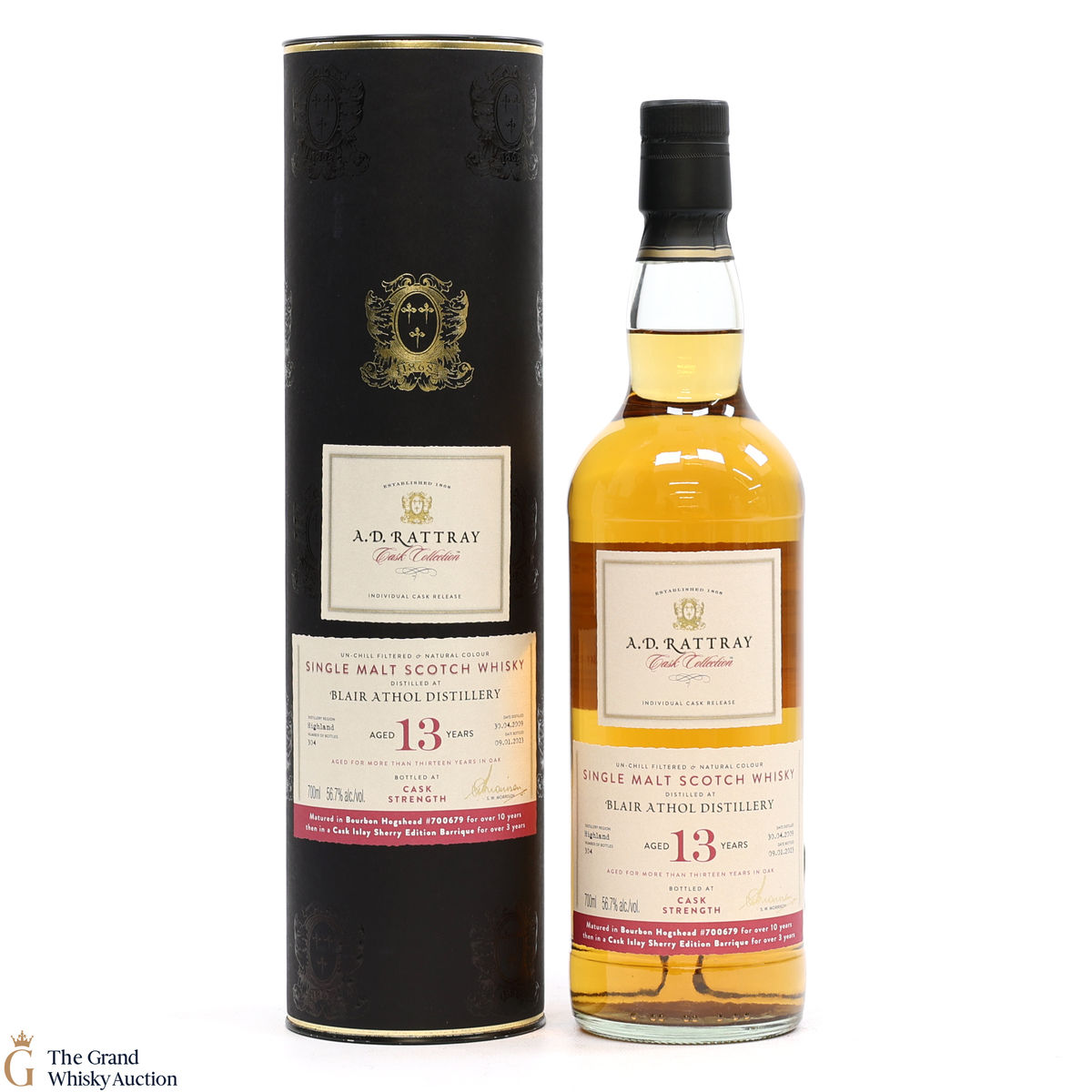 Blair Athol - 13 Year Old 2009 - A.D. Rattray Cask Collection