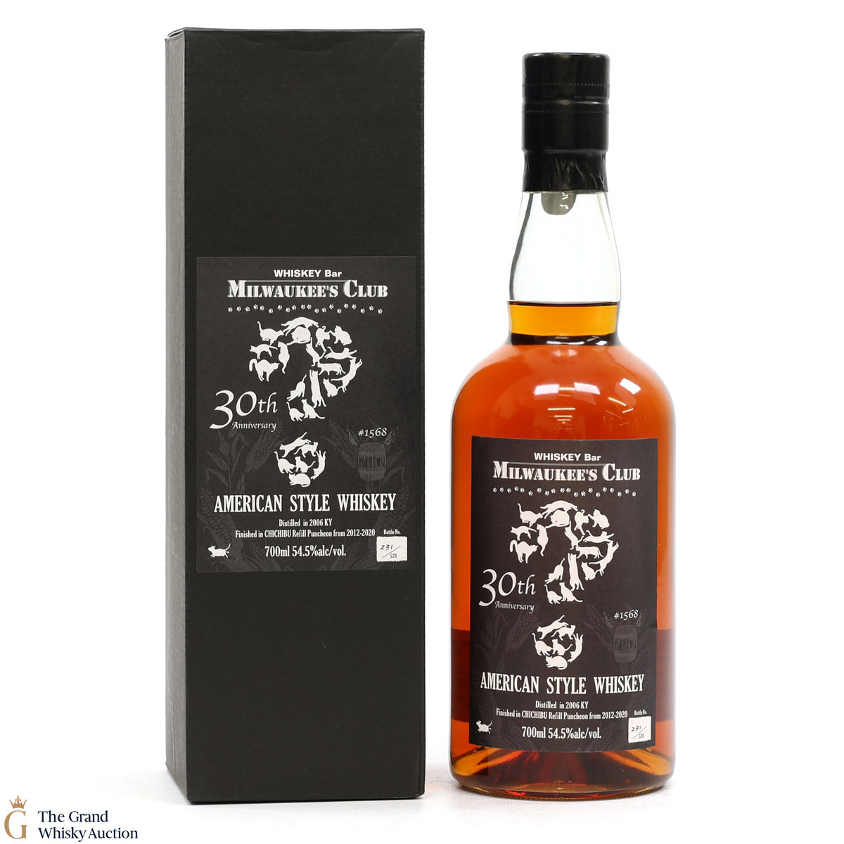 Ichiro's Malt - 2006 #1568 American Style Whiskey Chichibu Finish - Milwaukee's Club 30th Anniversary