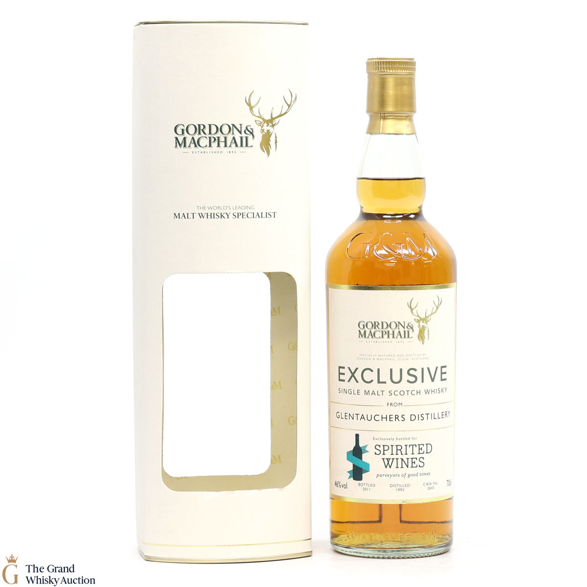 Glentauchers - 1993 Single Cask #2643 - Gordon & MacPhail for Spirited Wines