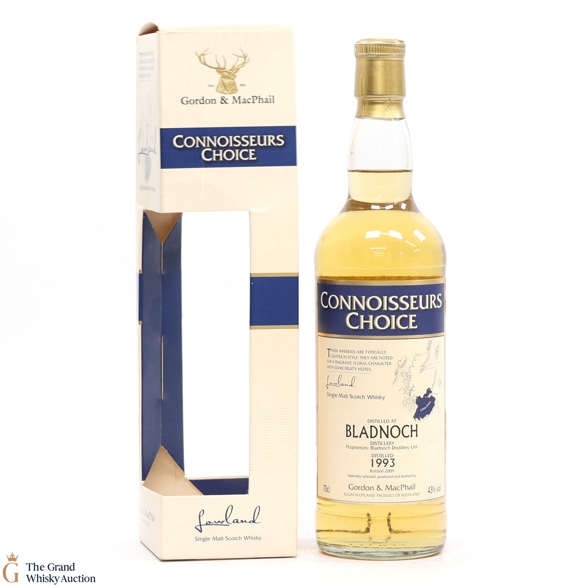 Bladnoch - 1993 Bottled 2009 - G&M Connoisseurs Choice 